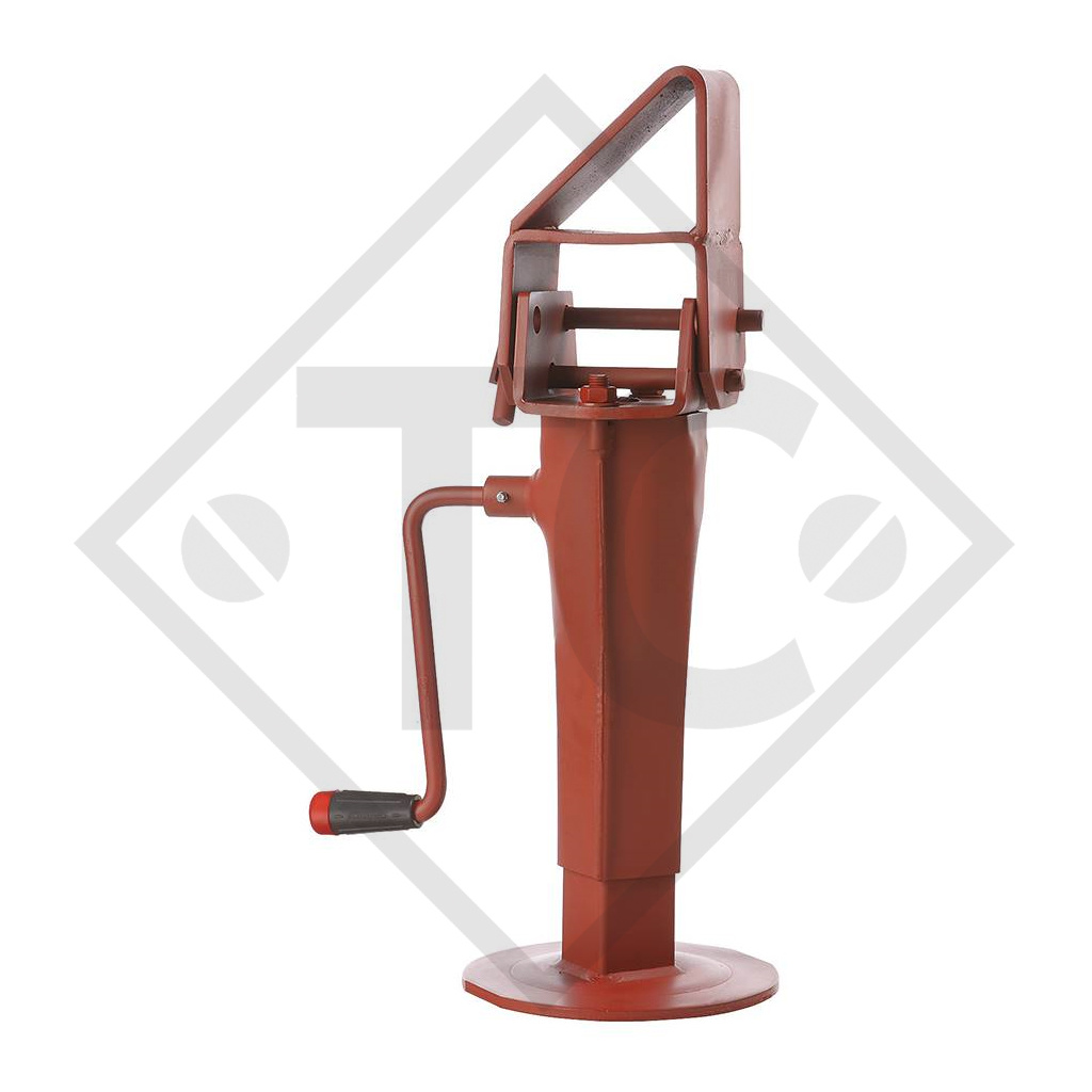 Steday leg □70mm square with tipping connection, type DS 510L, for agricultural machines and trailers, machines for building industry, implements for road maintenance and snow