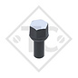 Ball-head wheel bolt M12x1.5