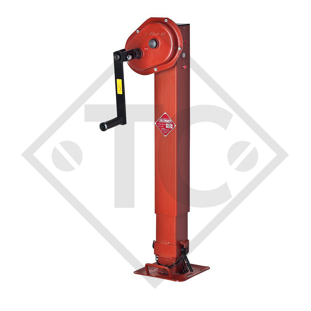 Landing gear □110mm square, double speed, type KRA 800