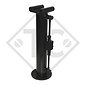 Hydraulic steday leg ø80mm round, folding, double acting type DH800, for agricultural machines and trailers, machines for building industry, implements for road maintenance and snow