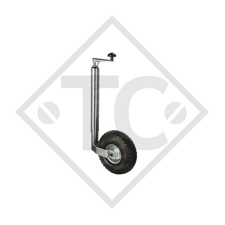 Roue jockey ø48mm rond, type FC 243