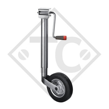 Roue jockey ø48mm rond, type ST 48-CW-260 LB, avec indicateur de