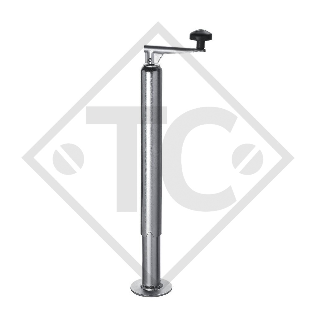 Steady leg, spindle ø48mm round, type P 242