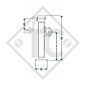 Steday leg pivoting ø57mm round, type LR 3102