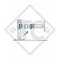 Steday leg pivoting ø57mm round, type LR 3152