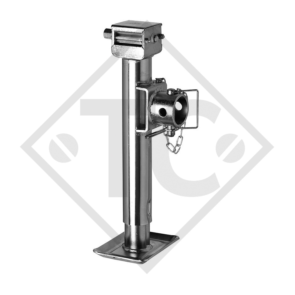 Piedino di stazionamento girevole lateralmente ø57mm tondo, tipo LR 3102/19