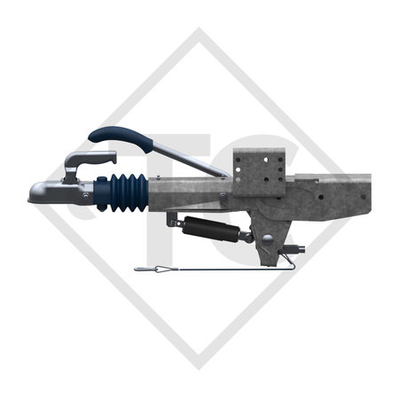 Overrun device square type ZAAQ 1.6-3, 800 to 1600kg, 4024948