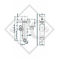 Register levers ø102mm round for height adjustment of the drawbar, type DG 831Z/2