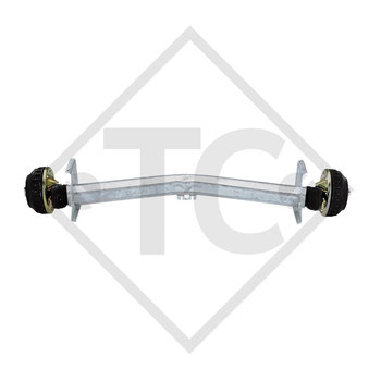 Braked axle 1300kg EURO1 axle type DELTA SIN 12, ERIBA HYMER NOVA 491