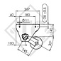 Achse ungebremst 750kg PLUS OPTIMA Achstyp 700-5