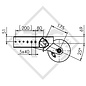 Braked axle 1300kg PLUS axle type B 1200-5, Hymer Troll 530-550