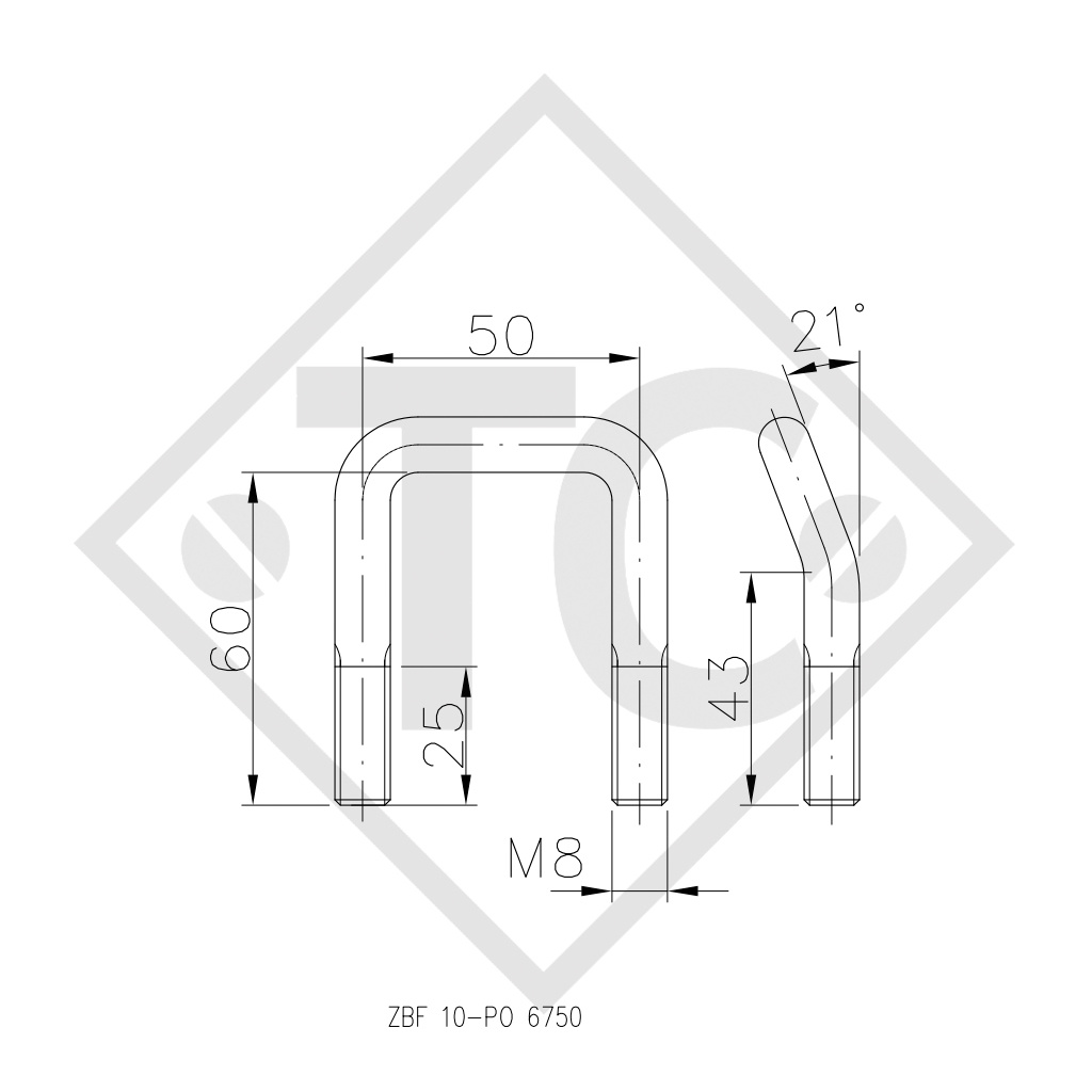 WINTERHOFF Zurrbefestigung Typ ZBF 10-PO