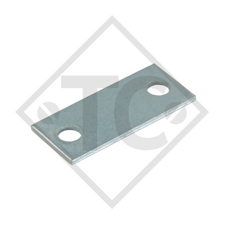 Plate for mounting bracket type ZBF 10-PO