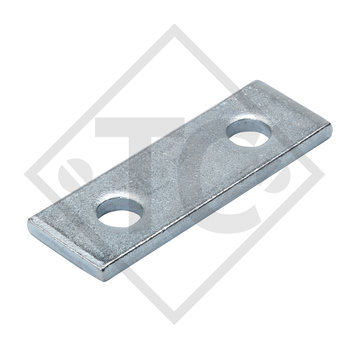 Plate for mounting bracket type ZBF 20-PO