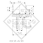 WINTERHOFF Accrochage pour charnière de ridelle type BSCHG 10-17-B sans boulon