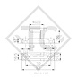 WINTERHOFF Accrochage pour charnière de ridelle type BSCHG 40-A