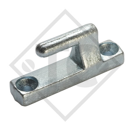 Mounting bracket tailgate hinge type BSCHG 40-A, packing unit 60 units