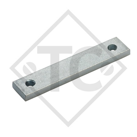 Plate for mounting bracket tailgate hinge type BSCHG 40-A