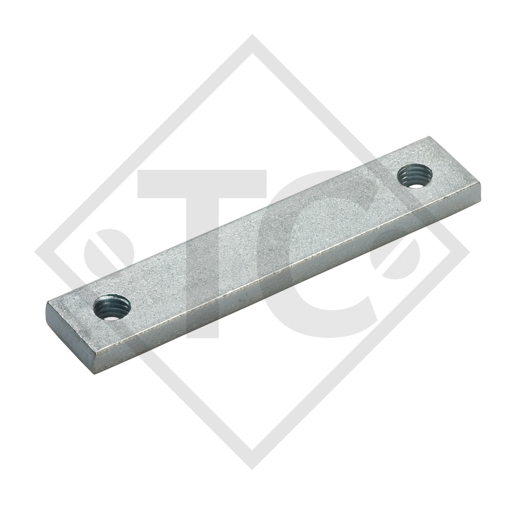 WINTERHOFF Plate for mounting bracket tailgate hinge type BSCHG 40-A, packing unit 60 units