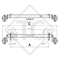 Achse gebremst 1350kg EURO1 Achstyp B 1200-5