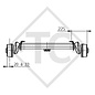 Eje con freno 900kg COMPACT tipo de eje B 850-5