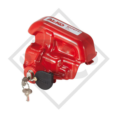 Safety Plus coupling head security device AK 160 with drawbar 50mm, SCM