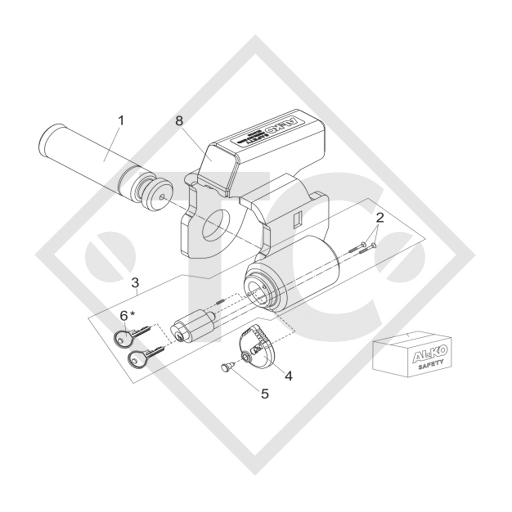 Serrure Safety YP1 D35 SWEDEN