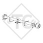 Essieu SWING 1350kg freiné type d'essieu CB 1355, 46.25.379.677