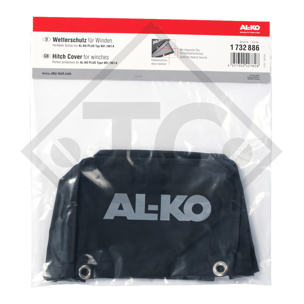 Housse de protection pour treuils AL-KO PLUS type 901 et 901 A