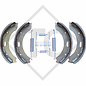 Brake shoe kit for wheel brake type S 3006-5 RASK and S 3006-6 RASK, brake size 300x60mm, for one axle