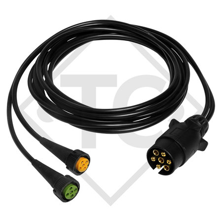 Connection cable 7-pin bayonet, main cable 3.0m