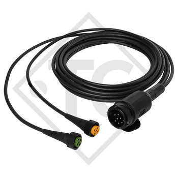 Câble de connexion avec baïonnette 13 pôles, câble principal 5.0m