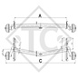 Assale frenato 1360kg EURO Plus tipo di assale DELTA SIN 12-3 - Bürstner