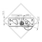 Assale frenato 1360kg EURO Plus tipo di assale DELTA SIN 12-3 - Bürstner