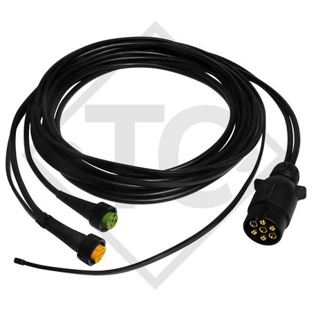 Connection cable 7-pin bayonet, main cable 4.5m, with 1 DC extensions DC 4.5m