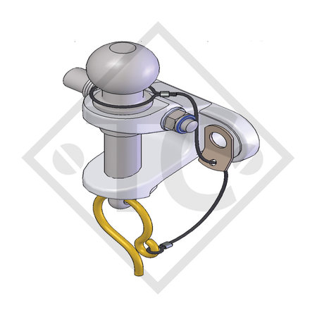 Dispositivos bola bulón universal de 3.5 t tipo E40TC