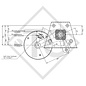 Eje con freno SWING 1350kg tipo de eje CB 1354, 46.25.379.185