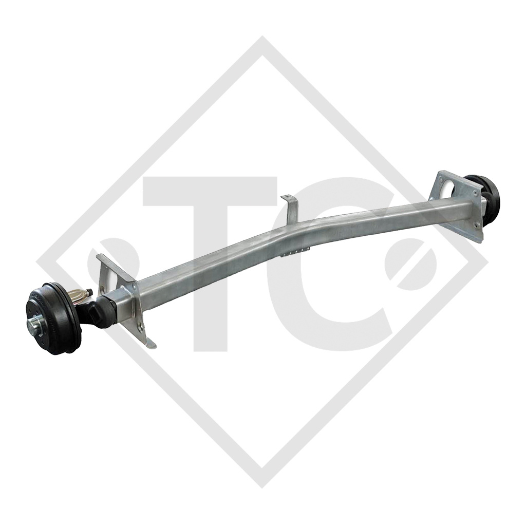 Braked axle SWING  V-TEC 1500kg axle type SCB 1505, 46.27.379.915, 4013635