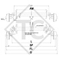 Assale frenato SWING 1500kg tipo di assale CB 1505, 46.27.379.639, 4013563