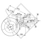 Achse gebremst absenkbar 1800kg Achstyp CB 1805, 46.31.368.063