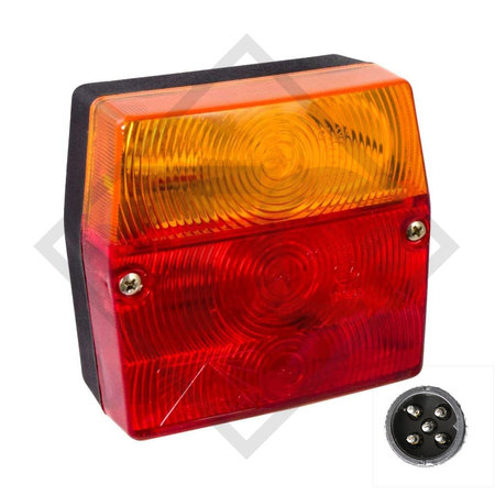 Tail light Minipoint incl. illuminants, 23-0200-507