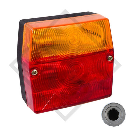 Tail light Minipoint incl. illuminants, 23-0300-037 with number plate light