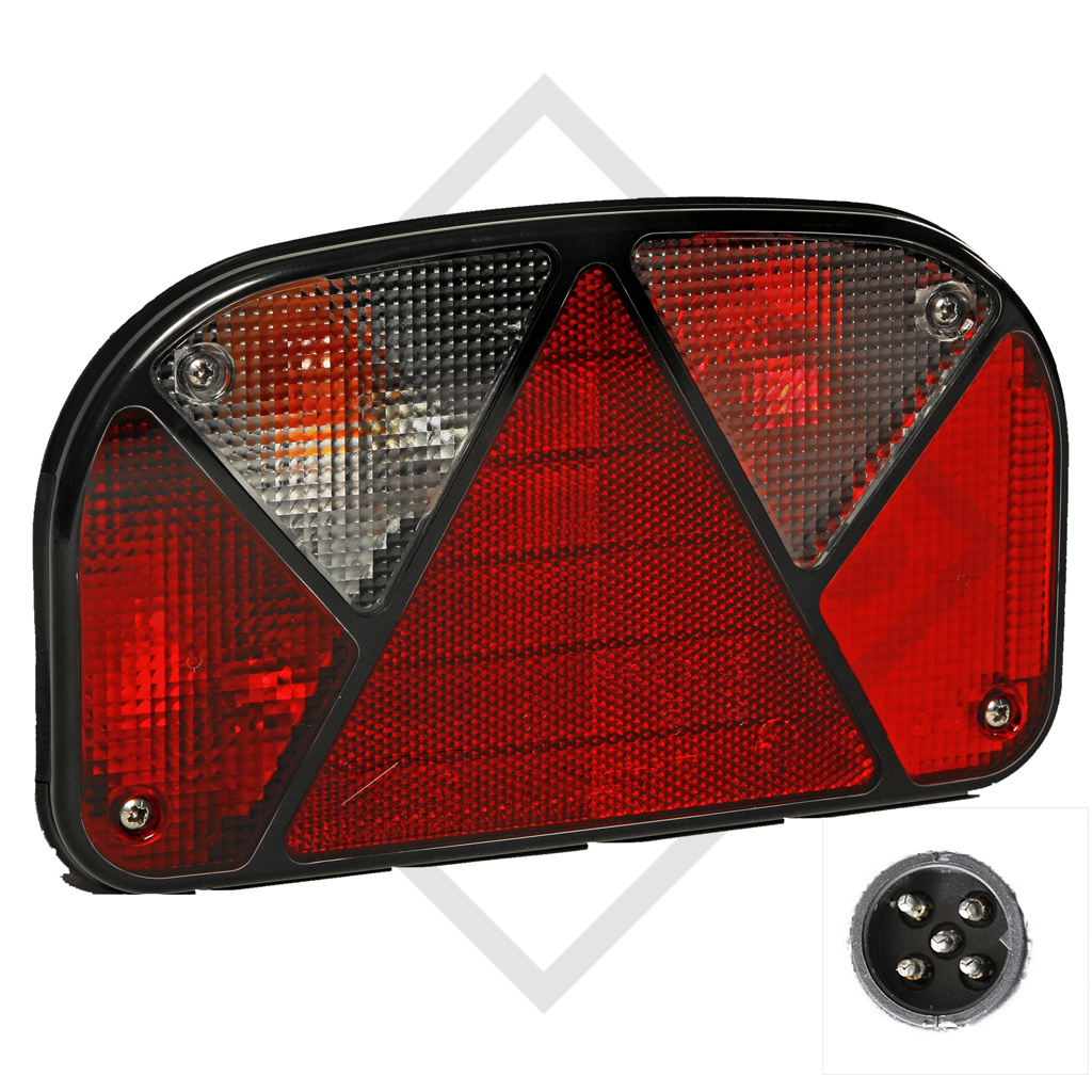 Tail light Multipoint 2 incl. illuminants, left 24-7000-507