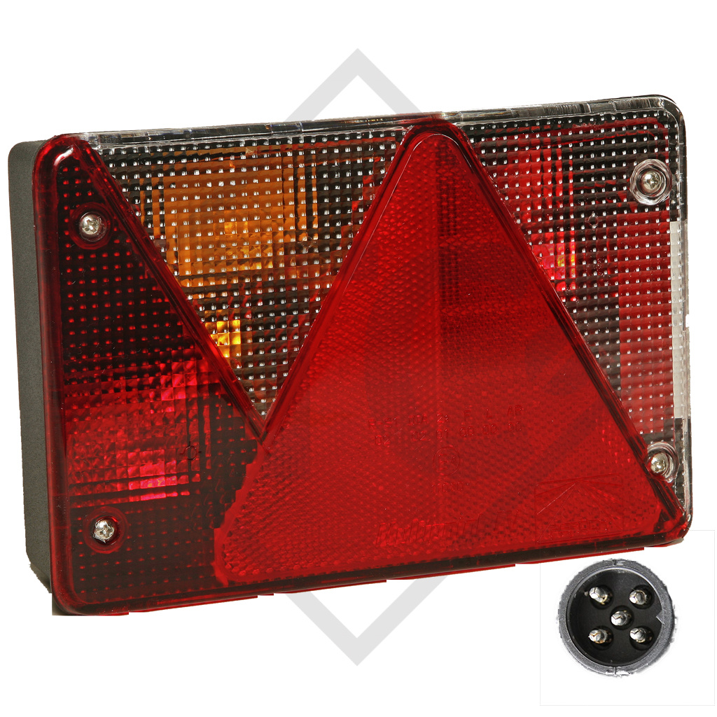 Tail light Multipoint 4 incl. illuminants, left 24-8400-007