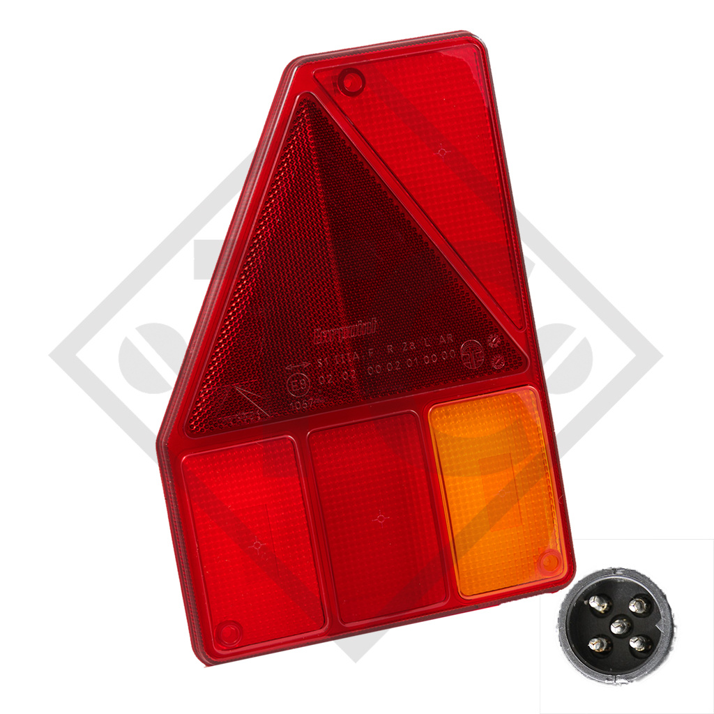 Tail light Earpoint 1 incl. illuminants, left 24-4001-007