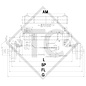 Essieu SWING 1500kg freiné type d'essieu CB 1505, 46.27.379.065, 46.27.379.075