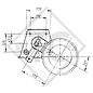 Achse gebremst 1300kg EURO1 Achstyp B 1200-5, Bürstner