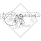 Braked half axles 1050kg axle type DBST 1054 (pair) 45.21.379.473 and 45.21.379.474