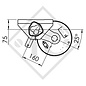 Achse gebremst 1800kg BASIC Achstyp B 1800-9, Humbaur 1903099A