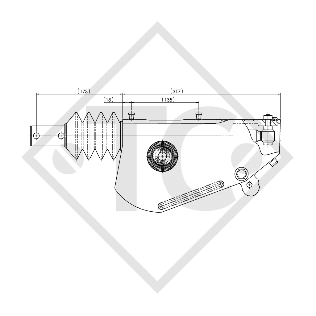 Enganche de inercia articulado 101 VB vers. B1